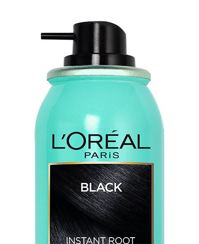 Fekete Magic Retouch Spray Hajfesték Packshot Open